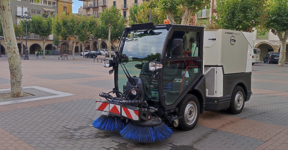 El nou vehicle de neteja de Balaguer