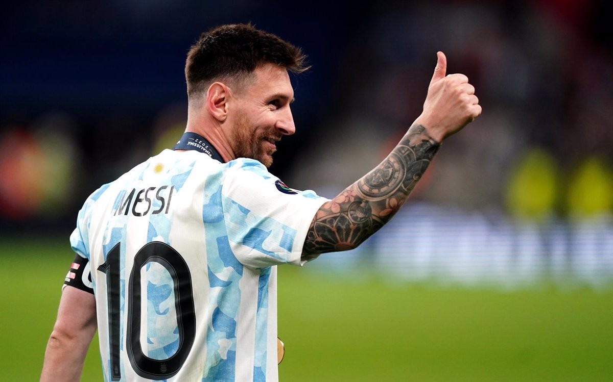 Messi, amb l'Argentina, en una imatge d'arxiu.