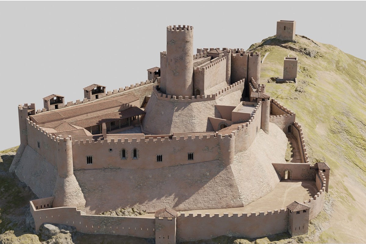 El castell de Montsoriu en un vídeo 3D