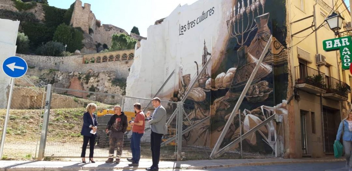 Nou mural de Roc Blackblock al Barri de Sant Jaume a Remolins, Tortosa 