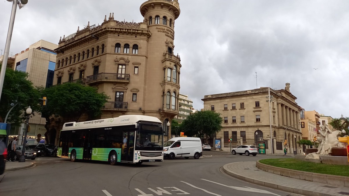 Un autobús d'hidrogen, per Tarragona.