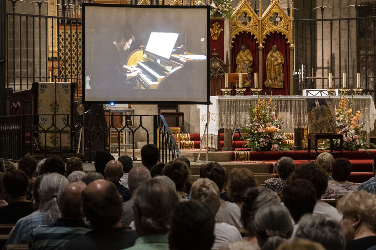 Concert inaugural de l'orgue Cor de Catalunya, el 15 d'agost