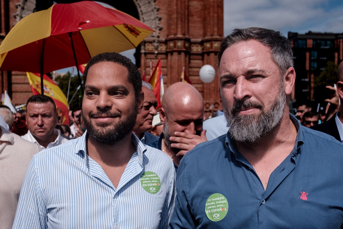 Ignacio Garriga i Santiago Abascal, el passat setembre a Barcelona