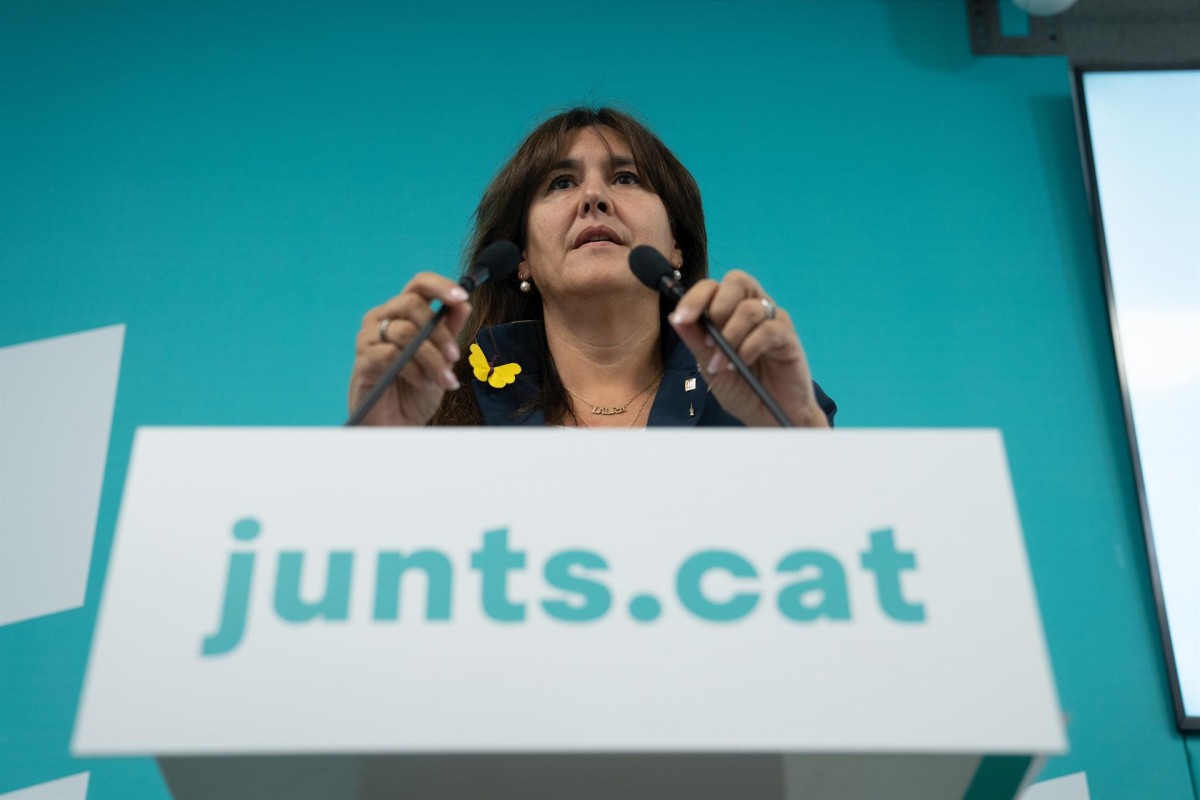 Laura Borràs, presidenta de Junts.