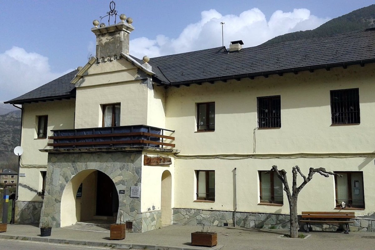 Imatge de l'escola Els Minairons, a Ribera de Cardós