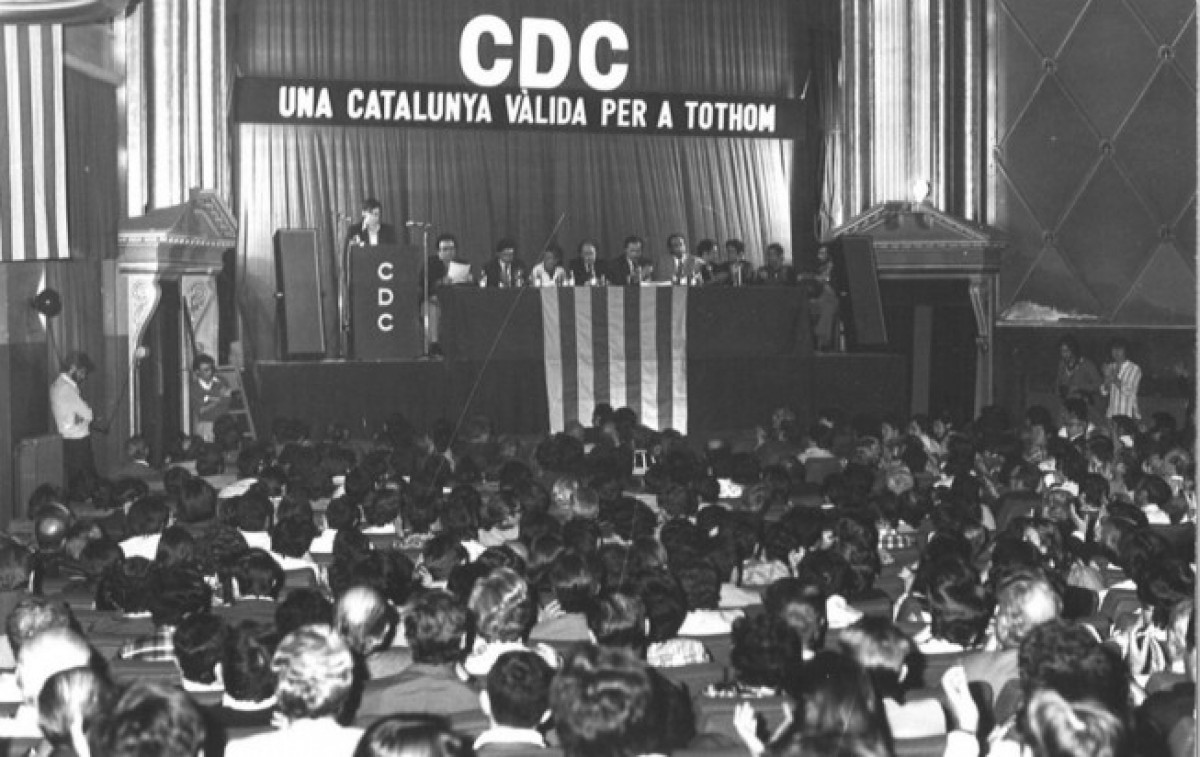 Un dels primers congressos de Convergència, quan es definia com a socialdemòcrata.