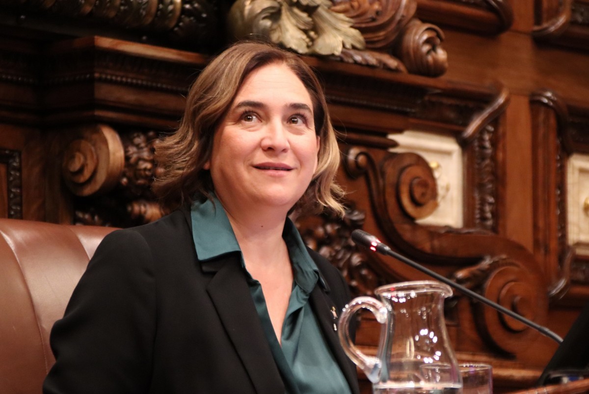 L'alcaldessa de Barcelona, Ada Colau, en imatge d'arxiu 