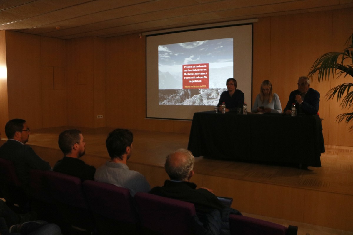 Imatge de la trobada d'aquest divendres a Prades