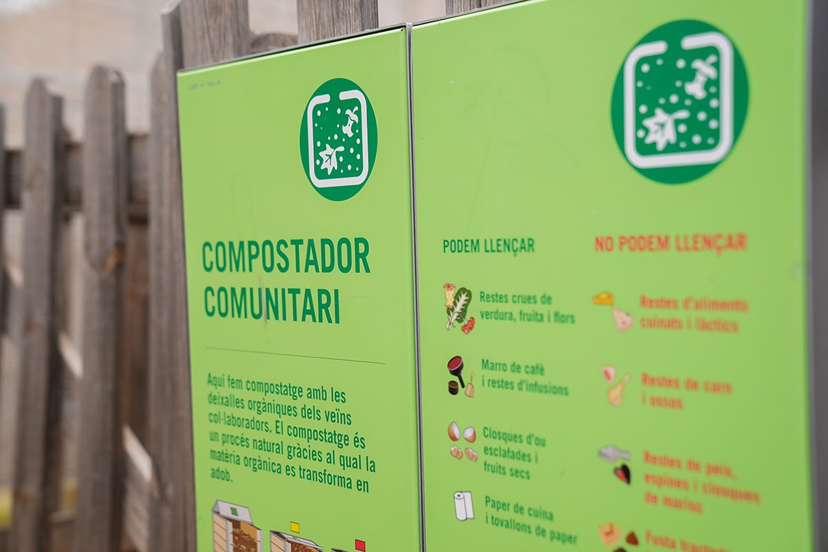 Barcelona aposta pels compostadors comunitaris