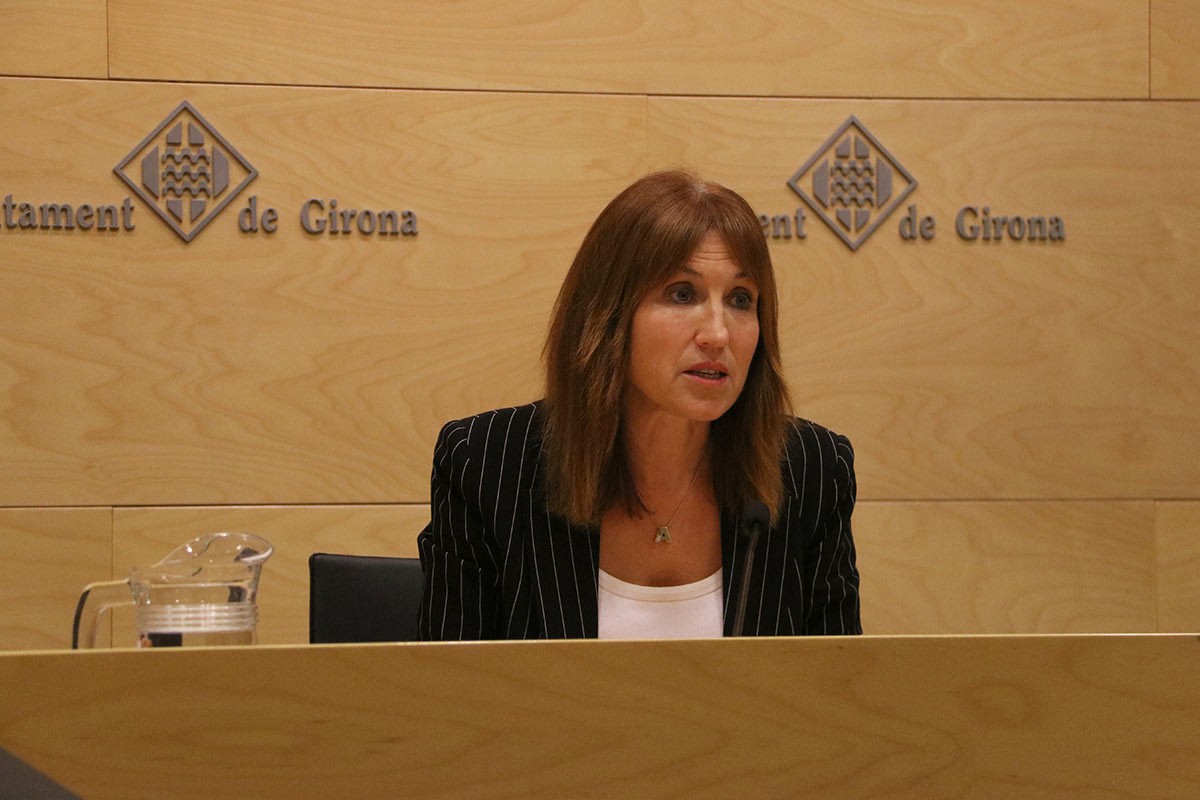 La regidora d'Hisenda de Girona, Maria Àngels Planas