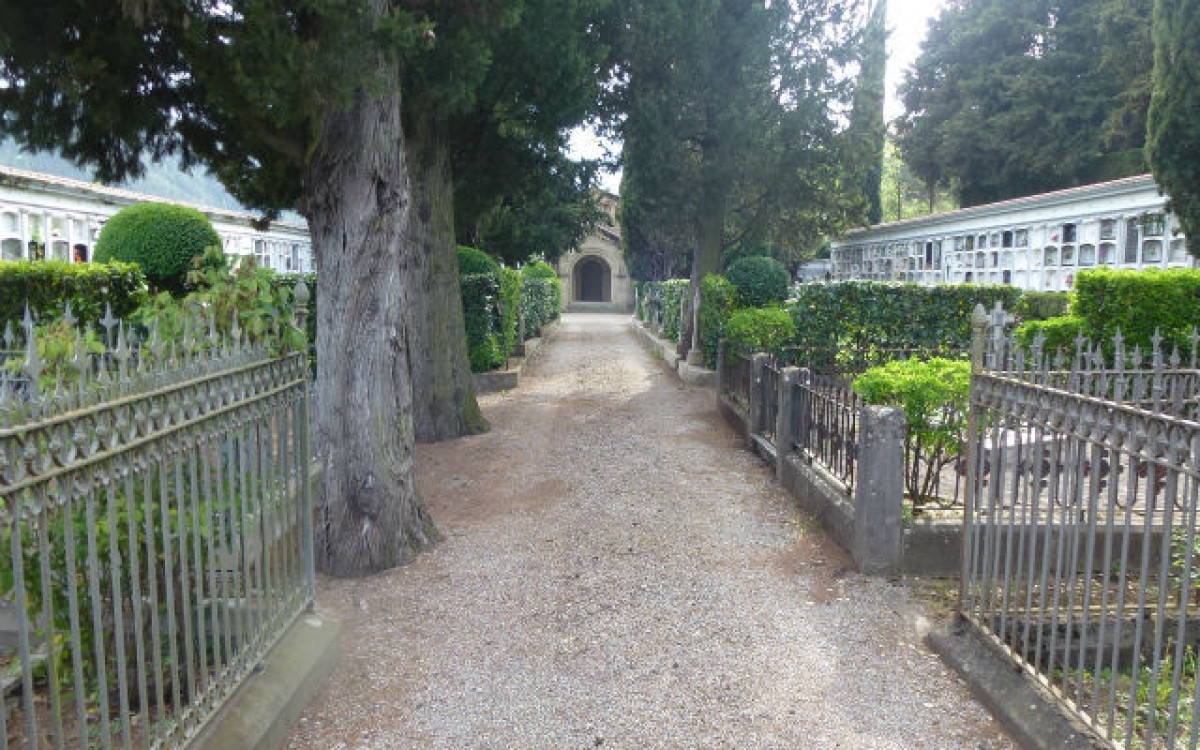 Imatge del cementiri de Ripoll