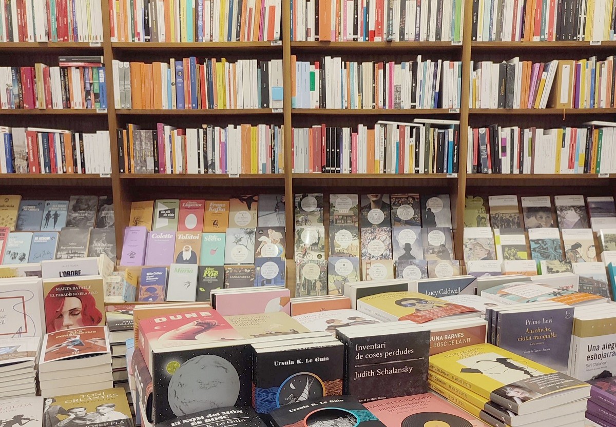 Interior de la llibreria Alibri