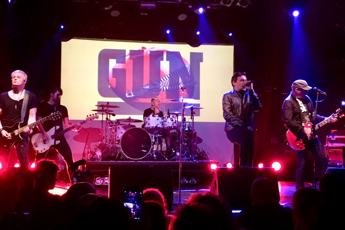 Una imatge d'un concert de Gun