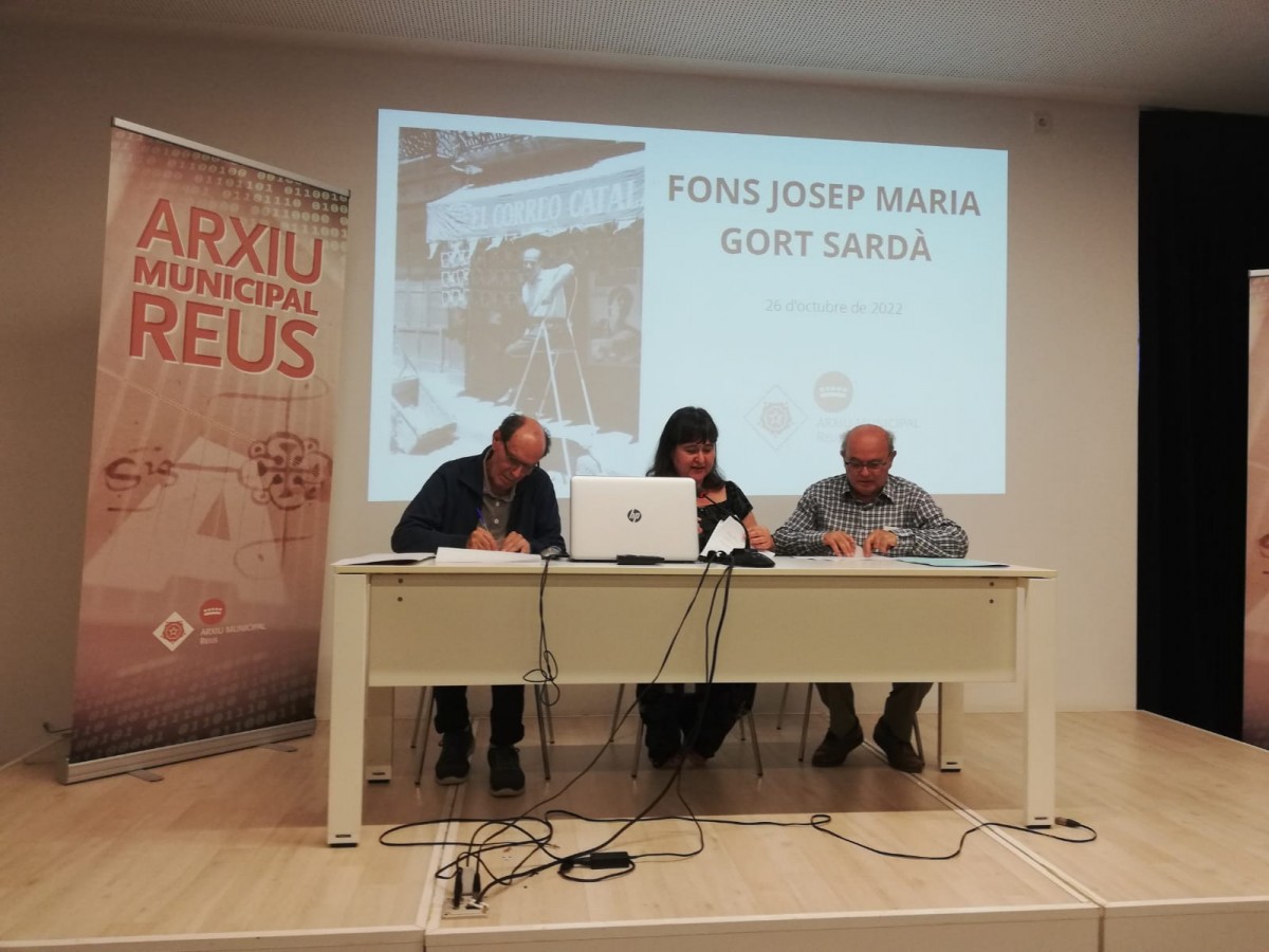 L'Arxiu Municipal de Reus ha acollit el fons personal del periodista Josep Maria Gort Sardà