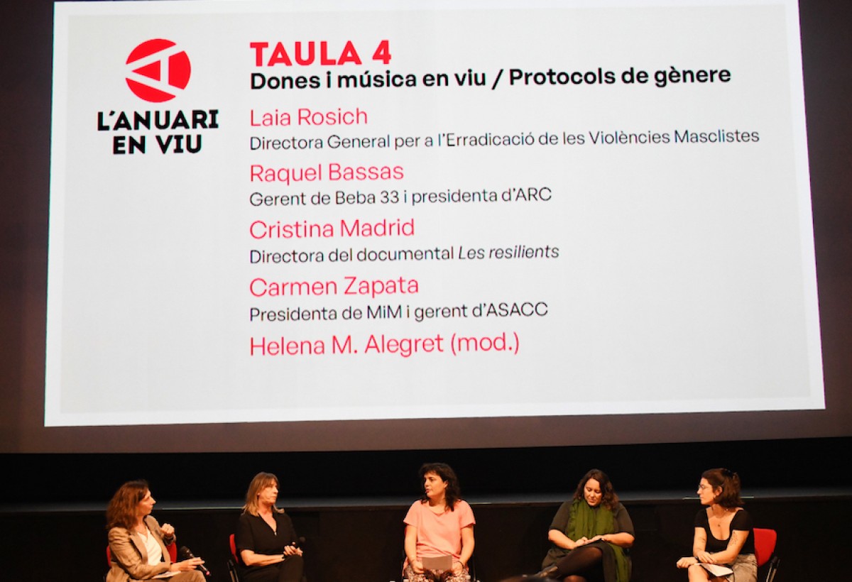 Raquel Bassas, Carmen Zapata, Helena Morén, Laia Rosich i Cristina Madrid