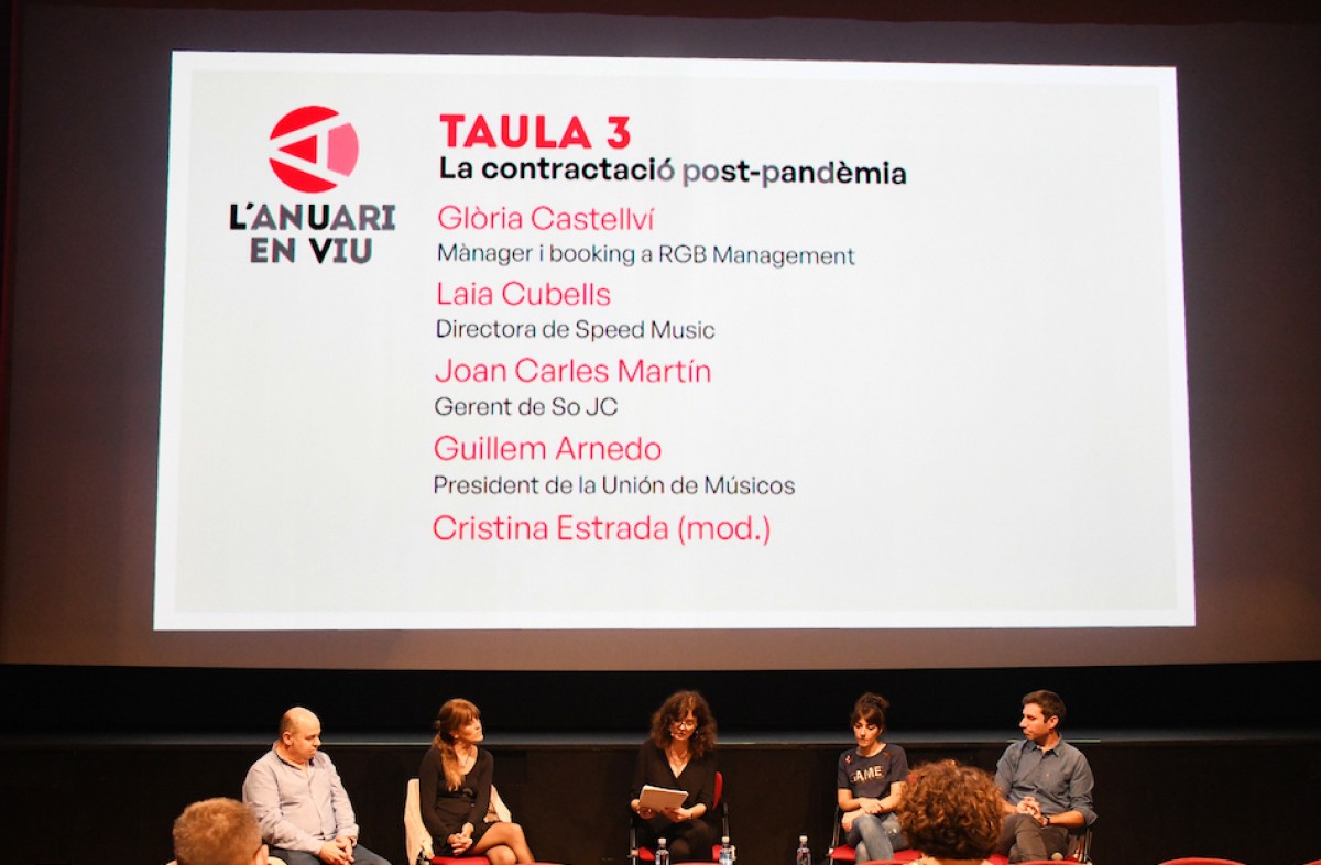 Joan Carles Martín, Glòria Castellví, Cristina Estrada, Laia Cubells i Guillem Arnedo