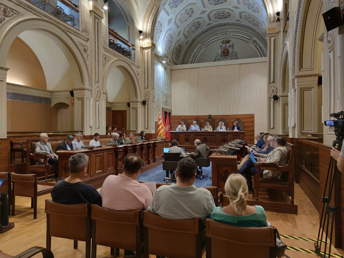 El ple de la Diputació de Tarragona, celebrat aquest divendres.