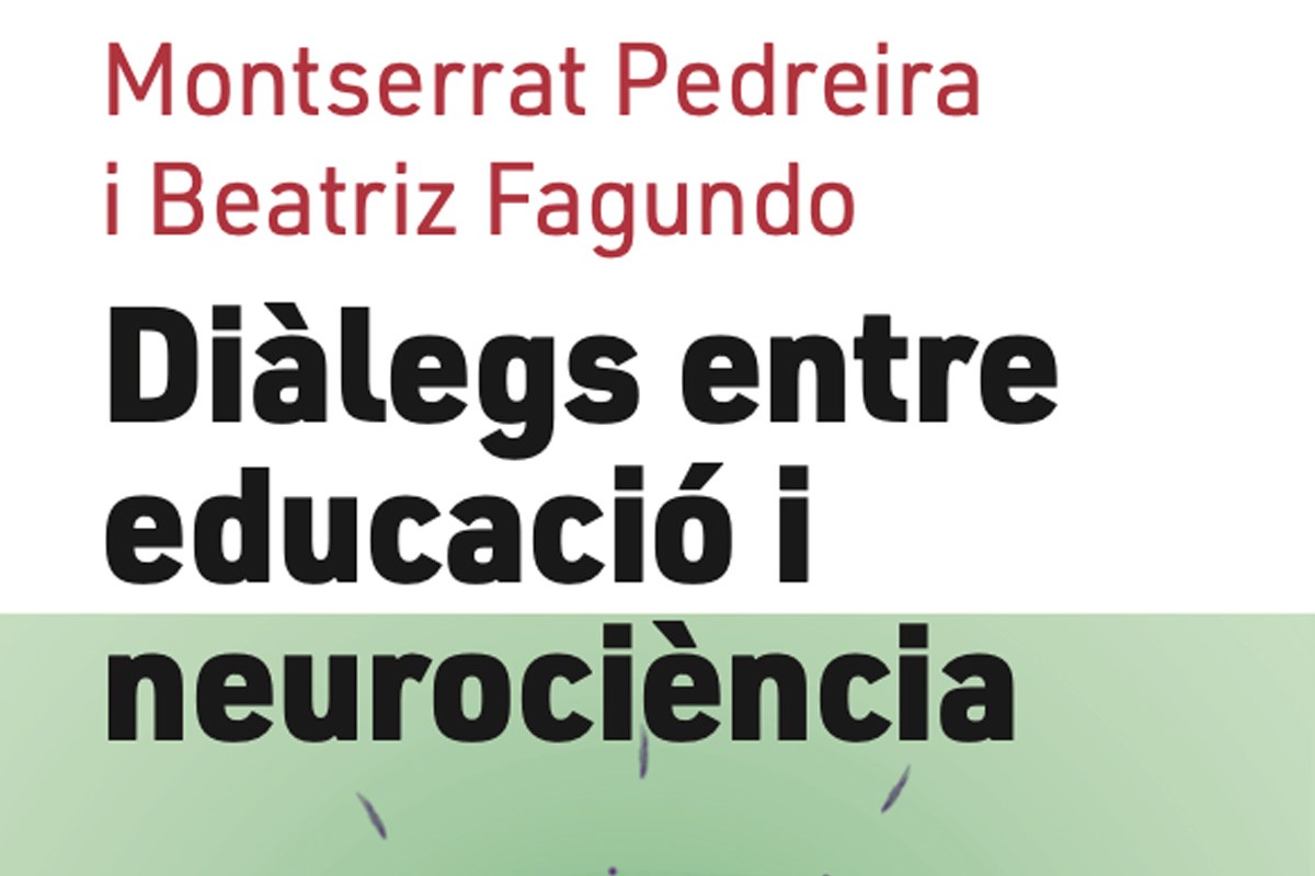 Portada parcial de «Diàlegs entre educació i neurociència»