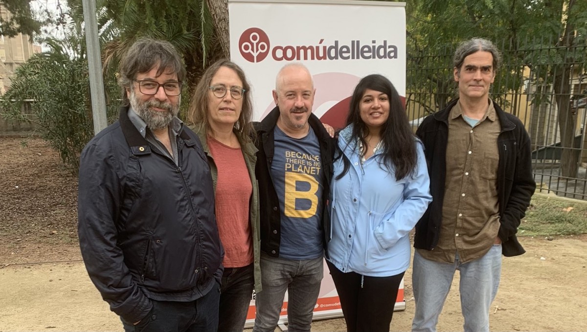Els cinc candidats del Comú de Lleida