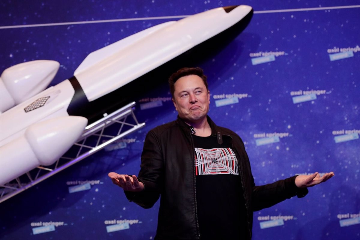 L'empresari Elon Musk en un acte a Berlín