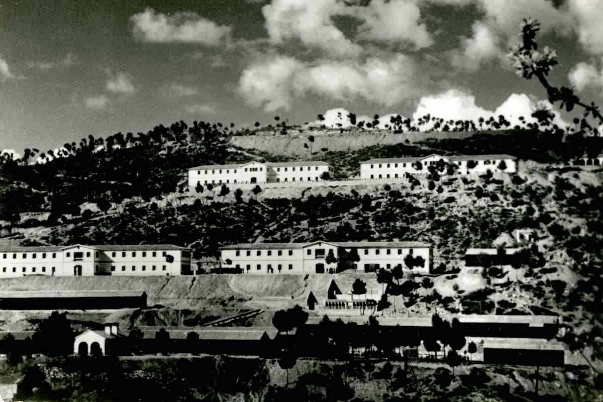 Imatge del campament d'instrucció de reclutes de Mascarell, a Torralla