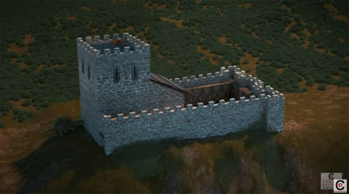 Així era el primer Castell de Rubí