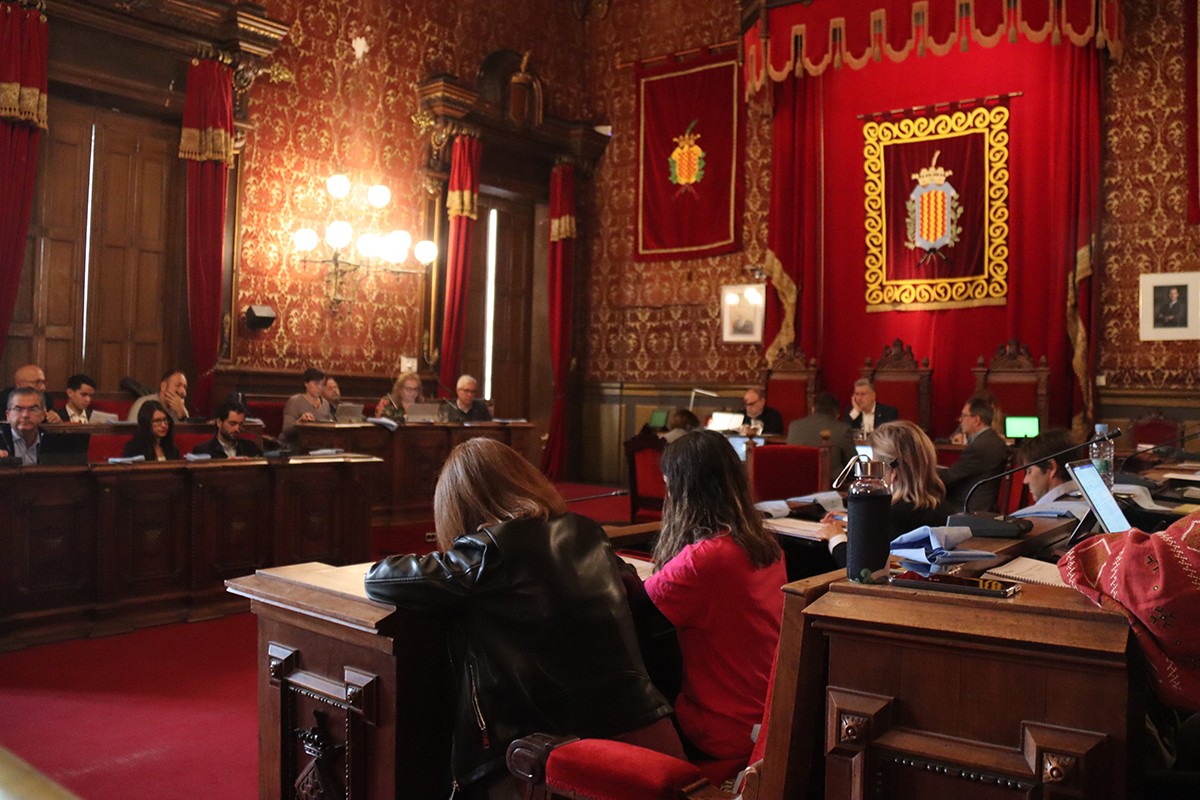 Els consellers de l'Ajuntament de Tarragona durant el plenari d'aquest divendres.