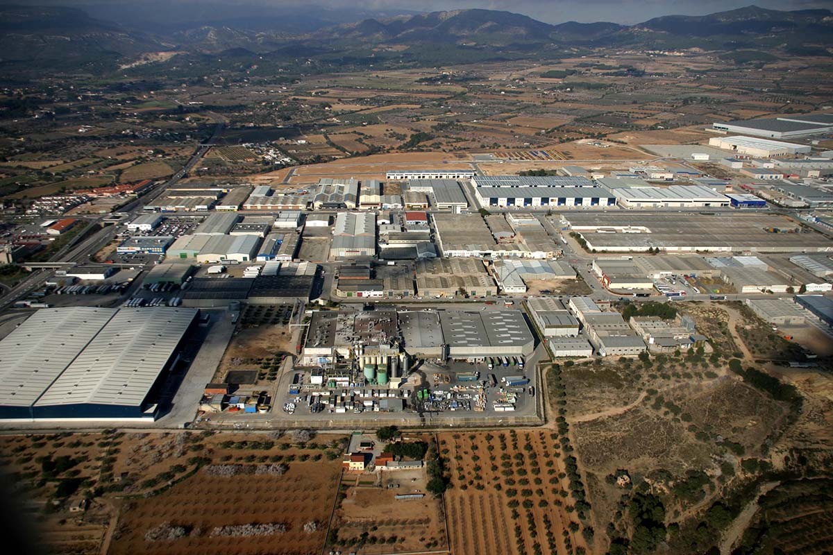 El polígon industrial de Valls, en una imatge d'arxiu