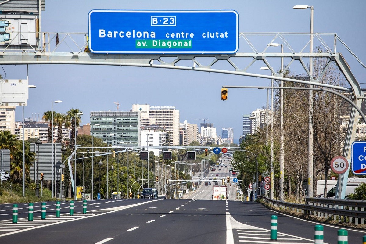 L'Avinguda Diagonal de Barcelona, en una imatge d'arxiu