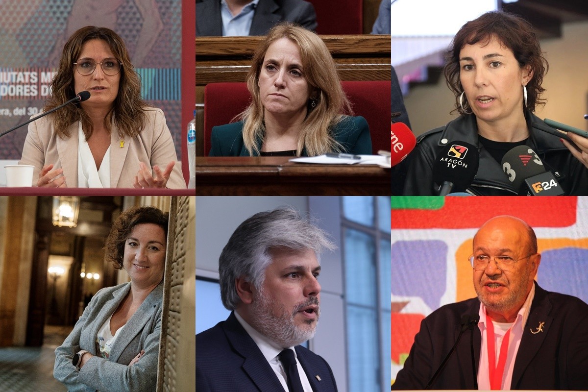 Els principals negociadors dels pressupostos de la Generalitat per al 2022. 