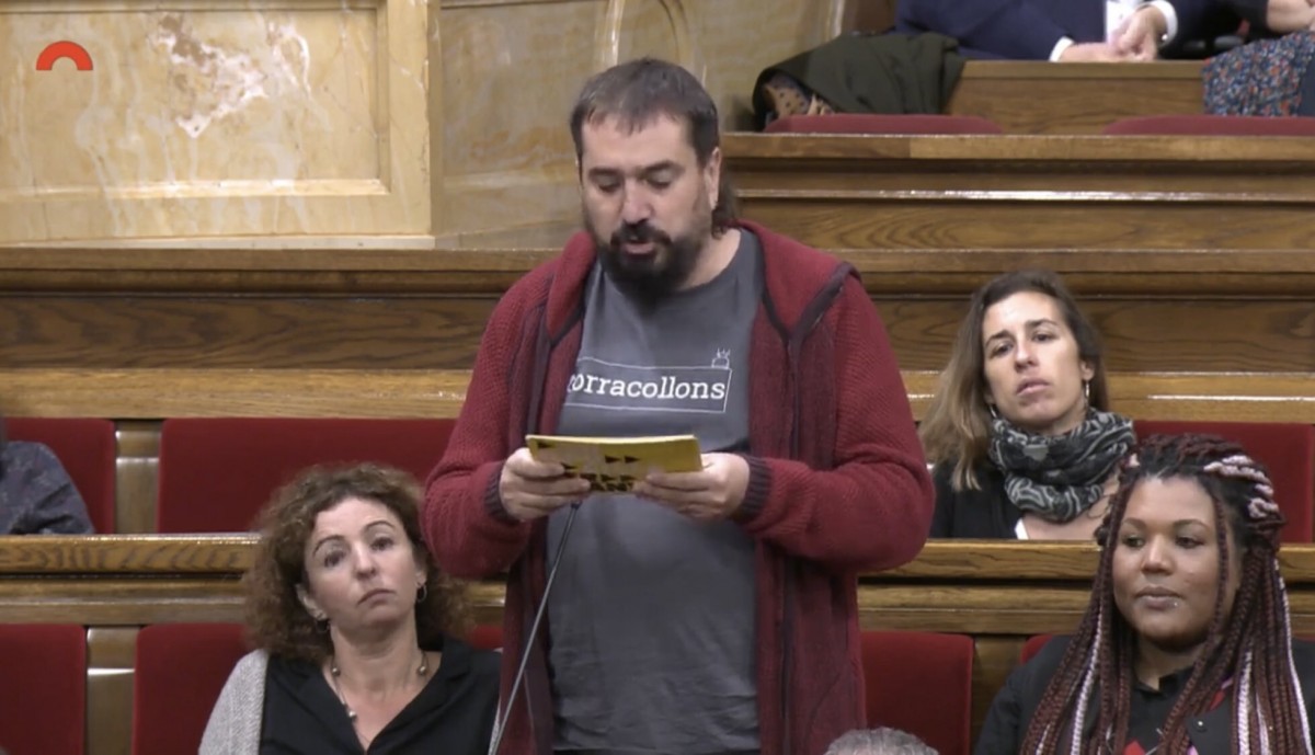 Intervenció de Dani Cornellà al Parlament de Catalunya