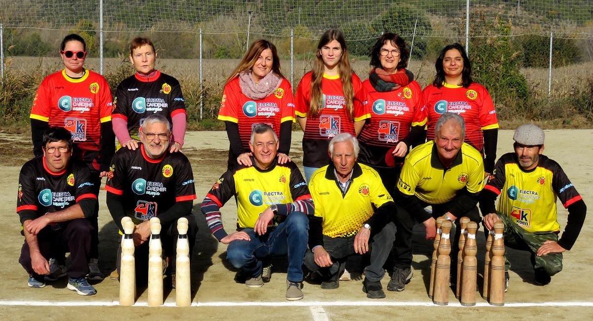 Formació de les parelles de CB Olius a la Lliga Catalana de Parelles Mixtes