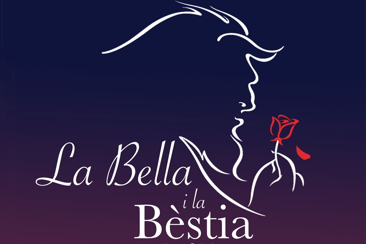 Cartell de la Bella i la Bèstia que representarà Rebrot Teatre a Sant Celoni