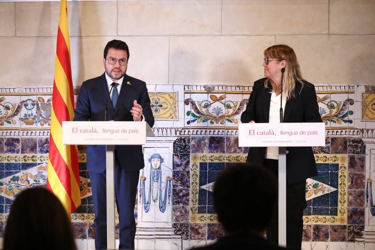Consell executiu extraordinari per la situació del català.