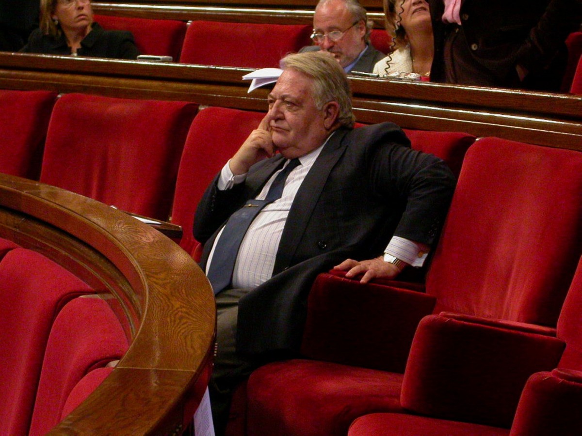 Jaume Camps quan era diputat al Parlament.