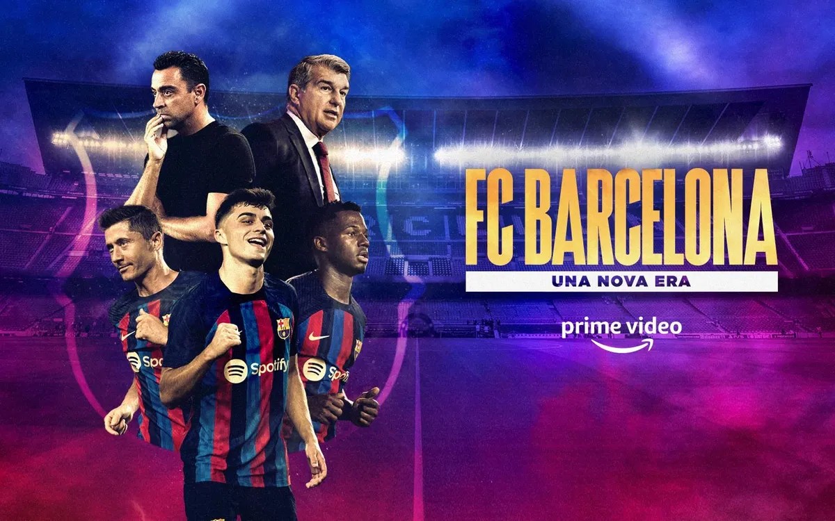 Imatge promocional de la nova docusèrie del Barça i Amazon Prime Video