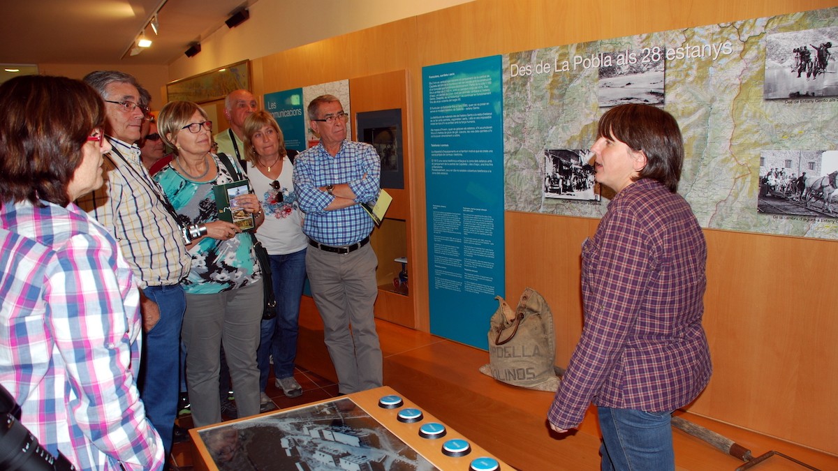Imatge d'una visita al Museu Hidroelèctric de Capdella