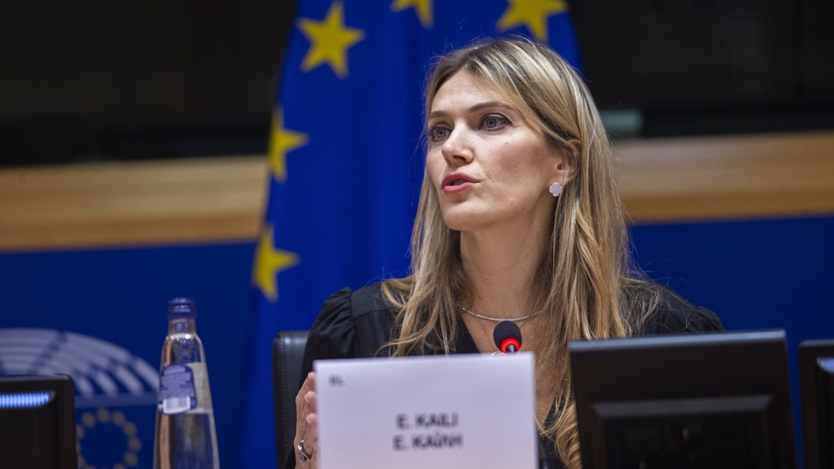 Eva Kaili, en una intervenció a l'Eurocambra