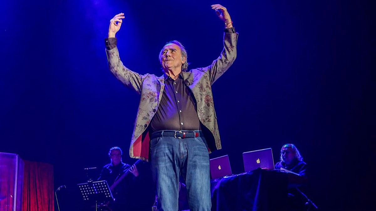 Joan Manuel Serrat durant el primer concert de la gira de comiat, a Madrid