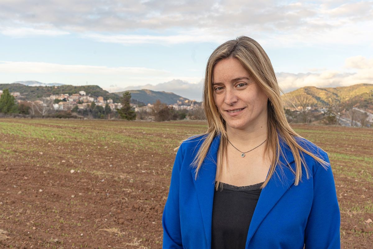 La candidata a l'alcaldia de Puig-reig per ERC, Elisabet Teixidor.