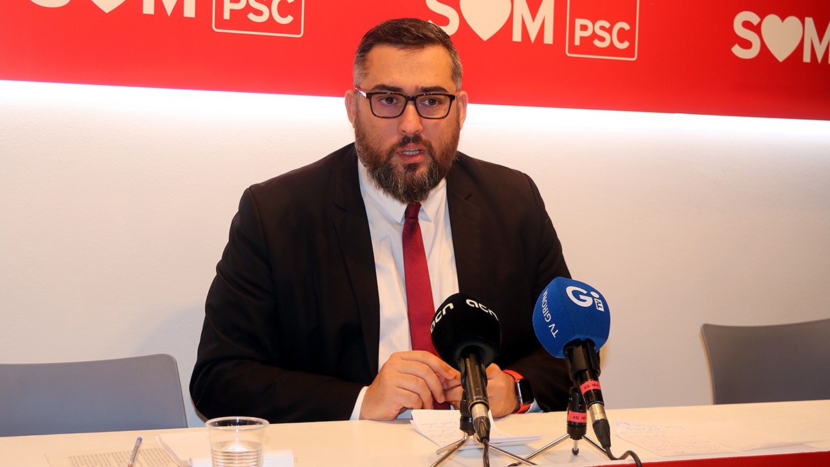 El primer secretari del PSC a les comarques gironines, Marc Lamuà
