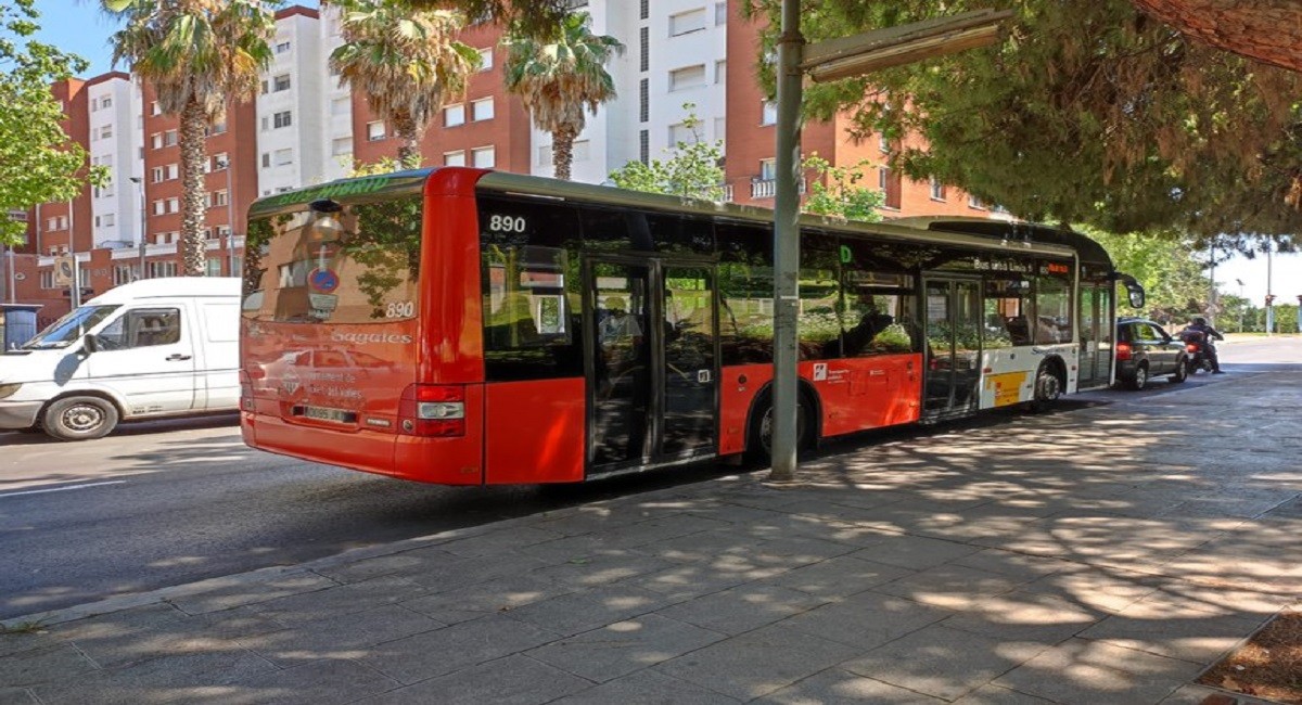 Un autobús urbà de Mollet