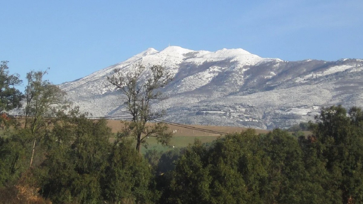 El Montseny vist des de Santa Maria de Palautordera.