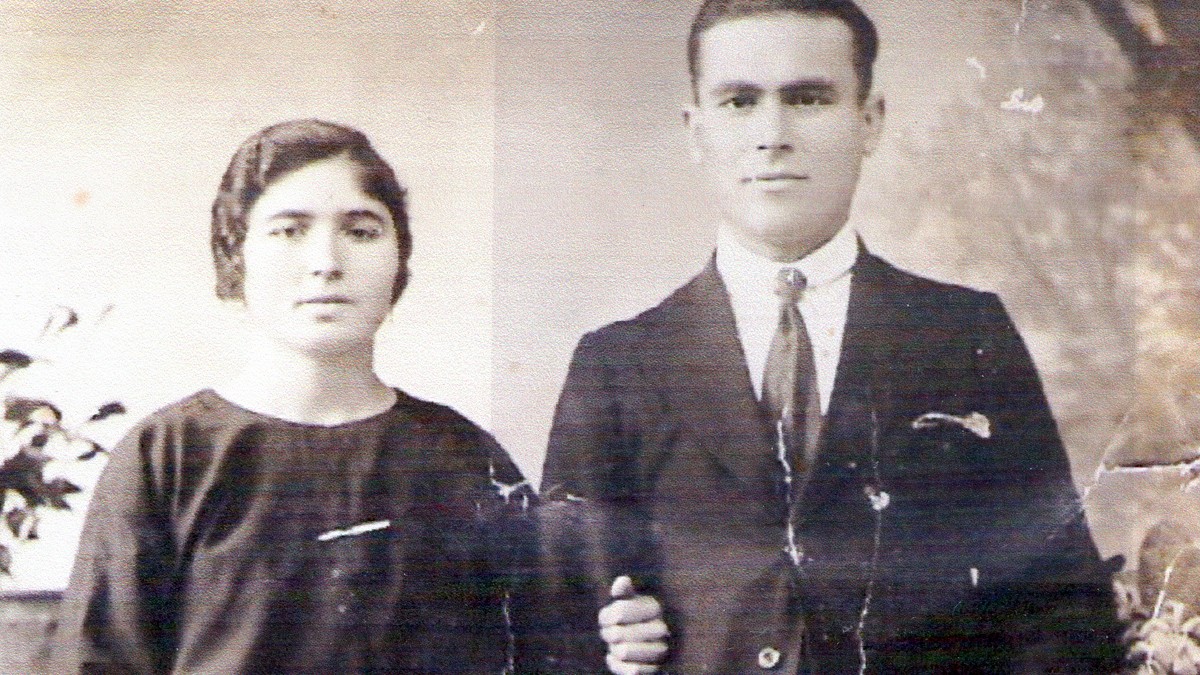 Antonio Molero amb la seva dona, Francisca Molina, coneguda com a Polònia