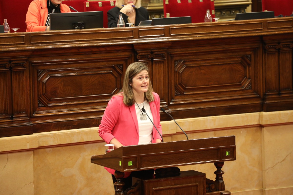 Maria Vergés, síndica d'Aran, al Parlament