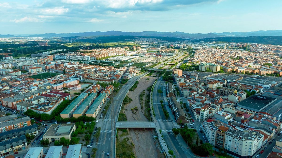 Vista panoràmica de la ciutat de Terrassa