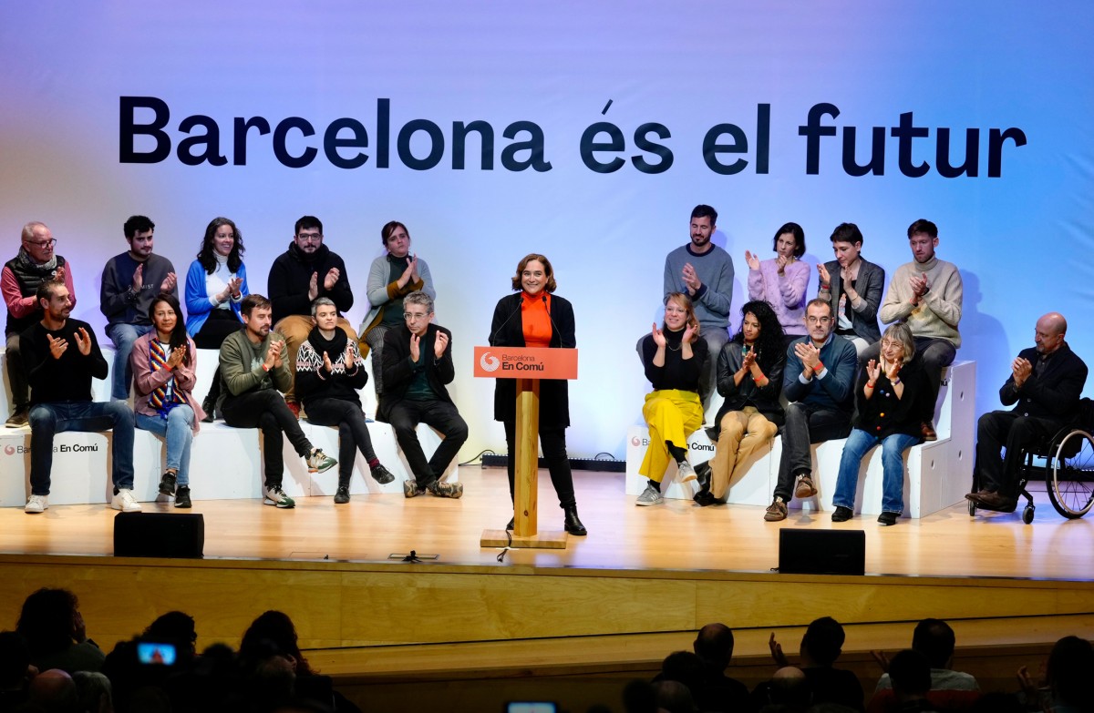 Ada Colau, en la presentació de la llista de Barcelona en Comú.