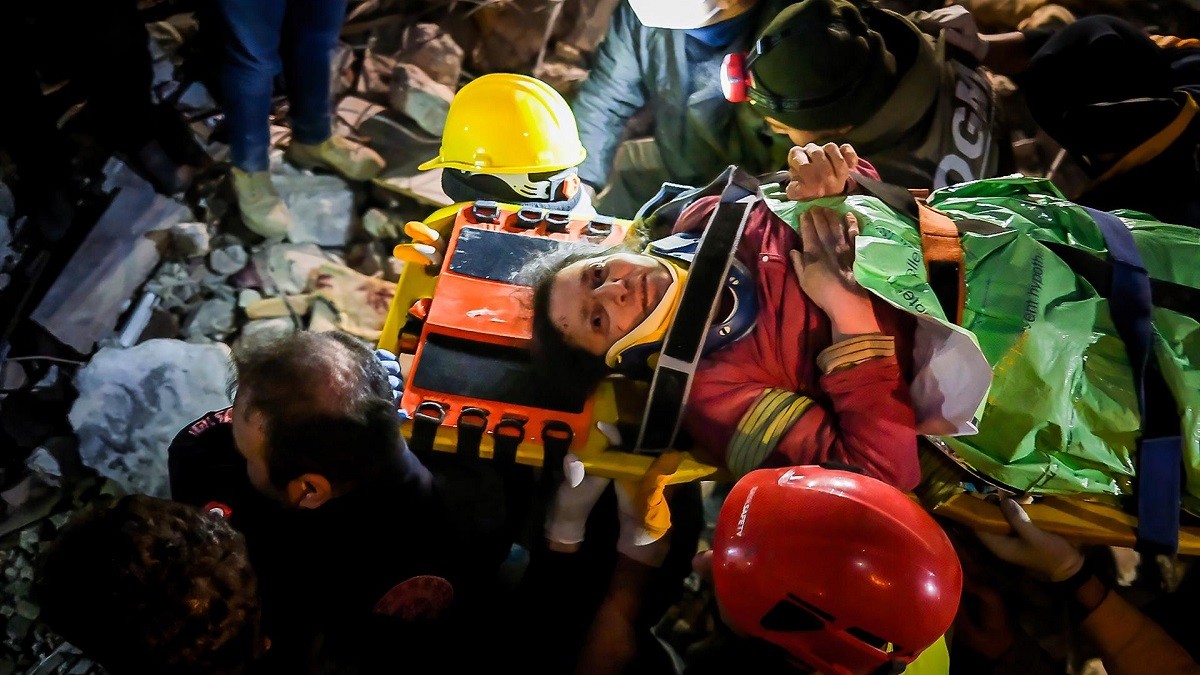 La dona rescatada 212 hores després del terratrèmol a Turquia