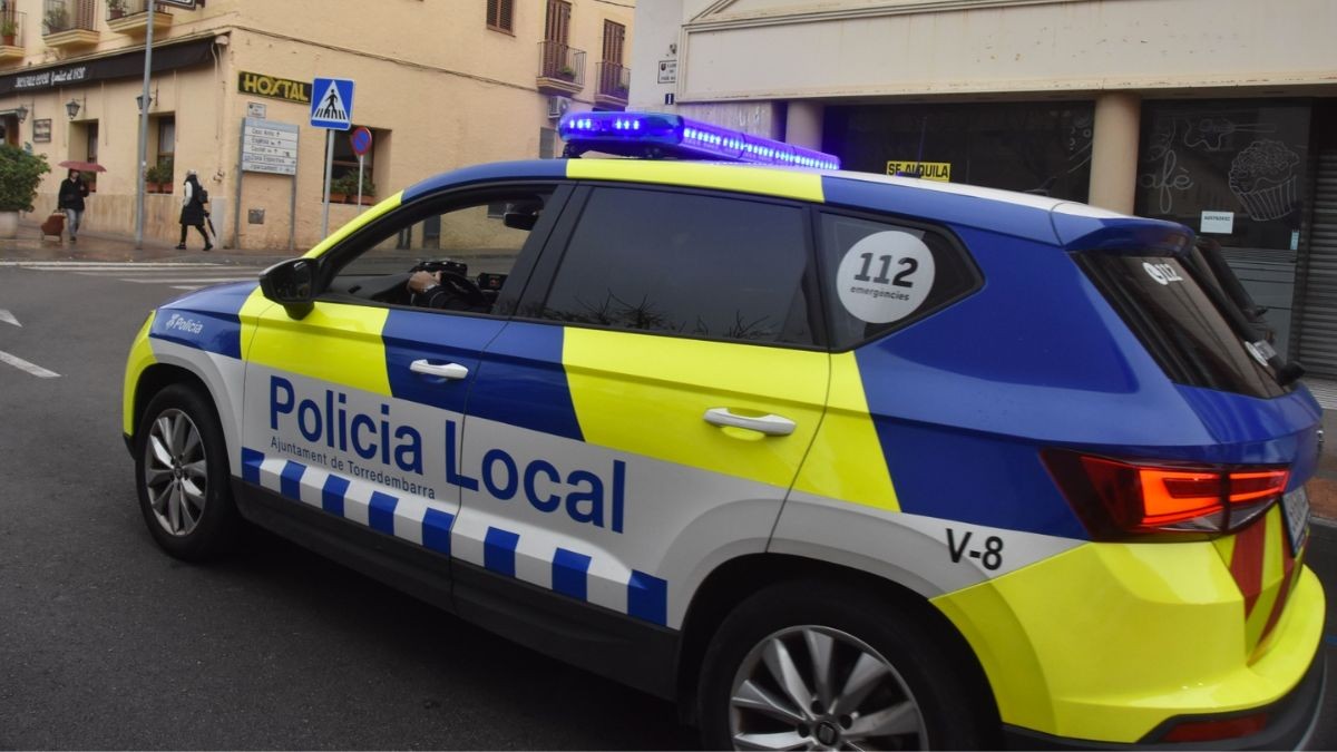 Imatge d'un vehicle de la Policia Local de Torredembarra.