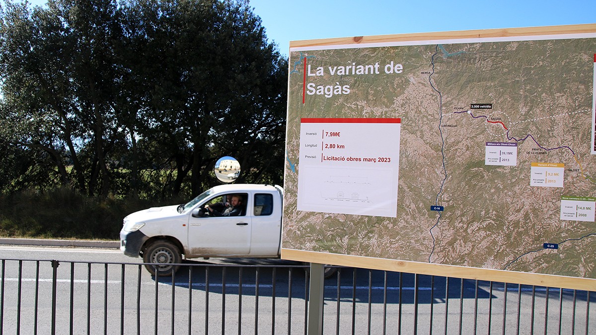 La variant connectarà l'Eix del Llobregat amb l'Eix Transversal.
